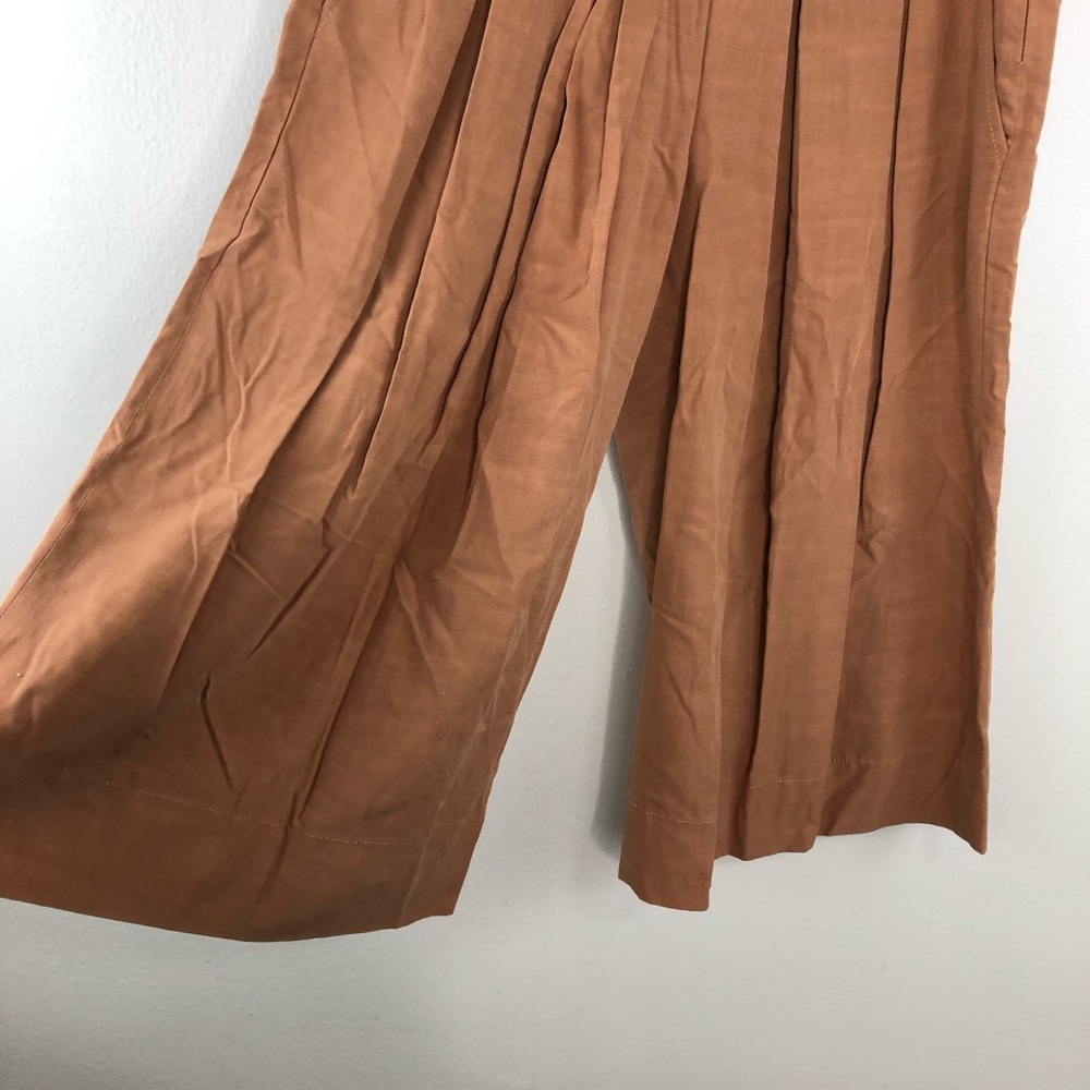 Anthropologie Elevenses Tan Culottes Pant size 2 petite - Picture 4 of 15